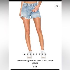 PARKER VINTAGE CUT OFF SHORT IN SWAPMEET size 28. Worn once.